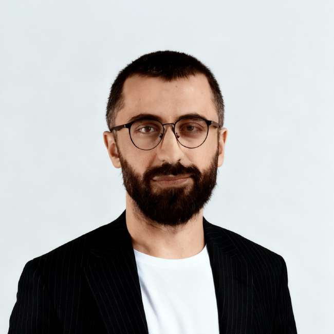 Portrait of Nikoloz Gaprindashvili, architect at STRATAGROUP